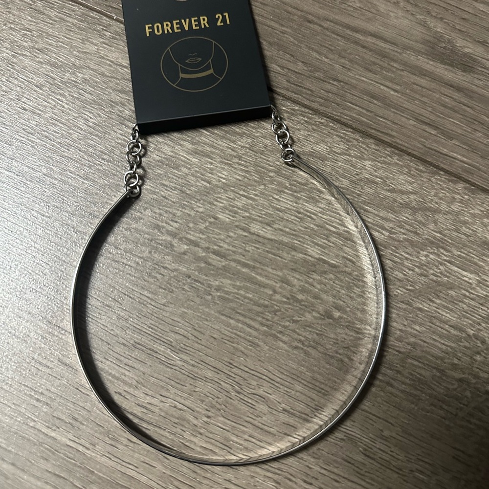 Silver Choker Necklace